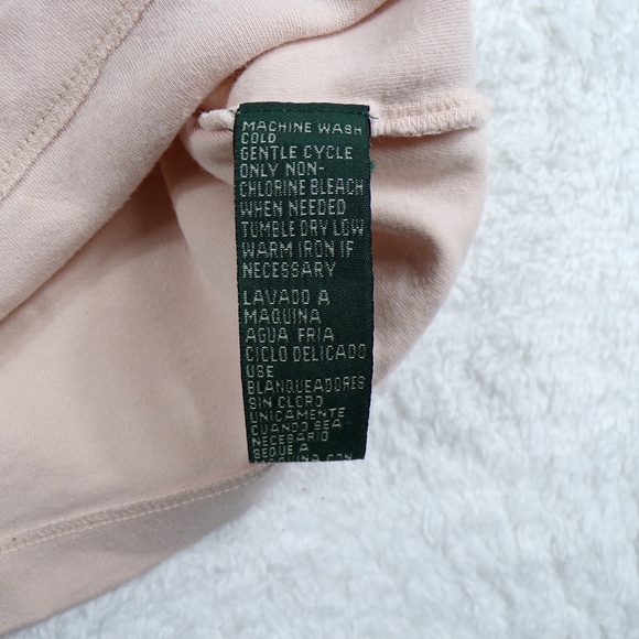 Ralph Lauren Polo Shirt Women's Size M Sleeveless Cotton Monogram Salmon 54050 - Picture 4 of 9